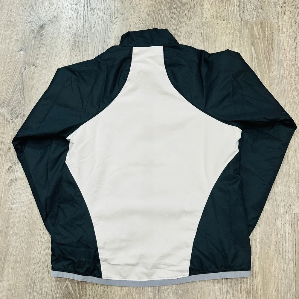 Nike ACG Sphere Dry Kids Medium Jacket Black White Full Zip Windbreaker M 8-10